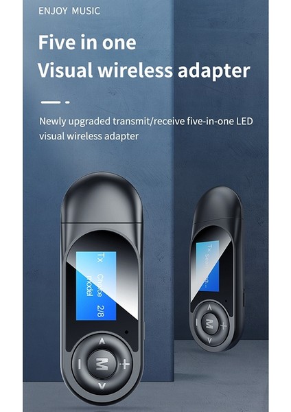 Verici Kulaklıklar Stereo Müzik Tv Pc Araç Ses Kablosuz Adaptörü (Yurt Dışından) indirimleri