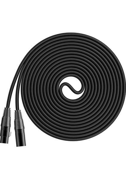 Xlr Kablosu 25 Ft, 3 Pın Xlr Erkek - Xlr Dişi Mikrofon Kablosu (Yurt Dışından)