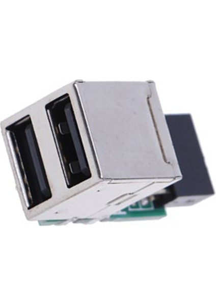 Adet Dahili Anakart 9pin 2 Portlu USB 2.0 Dişi Adaptör (Yurt Dışından)