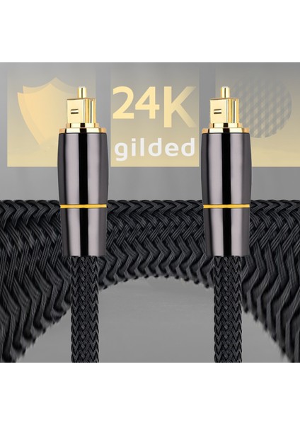 Fiber Optik Ses Kablosu Konektörü Amplifikatör Optik Kablo 1.5m (Yurt Dışından)