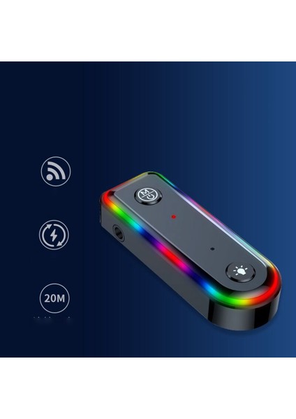 Renkli Kablosuz Bluetooth 5.3 Alıcı Araç Müzik Ses Adaptörü (Yurt Dışından)