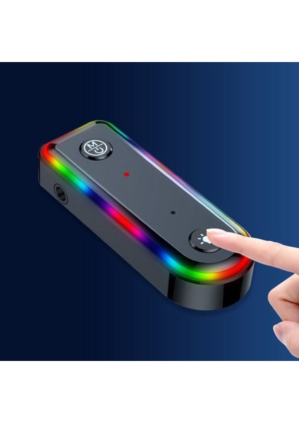 Renkli Kablosuz Bluetooth 5.3 Alıcı Araç Müzik Ses Adaptörü (Yurt Dışından)