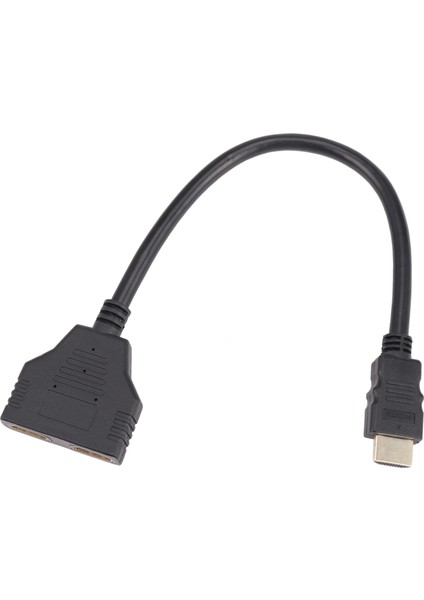 1080P HDMI Bağlantı Noktası Erkek - 2 Kadın 1 Giriş 2 Çıkış Splitter Kablo Adaptörü (Yurt Dışından)