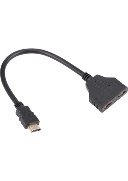 1080P HDMI Bağlantı Noktası Erkek - 2 Kadın 1 Giriş 2 Çıkış Splitter Kablo Adaptörü (Yurt Dışından)