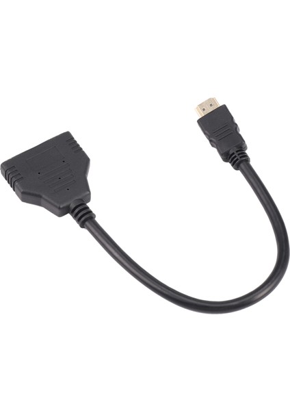 1080P HDMI Bağlantı Noktası Erkek - 2 Kadın 1 Giriş 2 Çıkış Splitter Kablo Adaptörü (Yurt Dışından)