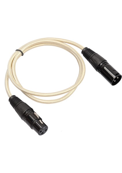 Naylon Örgülü Xlr Erkek - Dişi M/f 3pin Jak Uzatma Kablosu 5m (Yurt Dışından) fırsatları