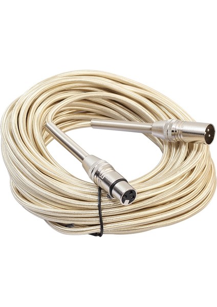 Xlr Kablosu 16.4ft Örgülü Xlr Erkek - Kadın, Hoparlör Mikrofonları Için (Yurt Dışından)