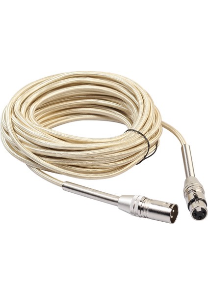 Xlr Kablosu 16.4ft Örgülü Xlr Erkek - Kadın, Hoparlör Mikrofonları Için (Yurt Dışından)