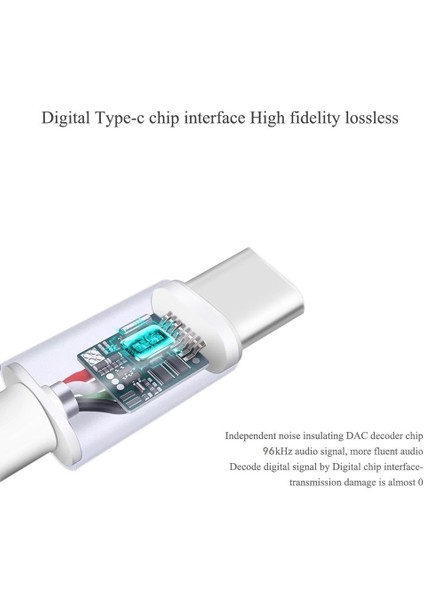 Cep Telefonu/bilgisayar/tablet Sesi Için USB C - 3,5 mm Aux Ses Kablosu (Yurt Dışından)