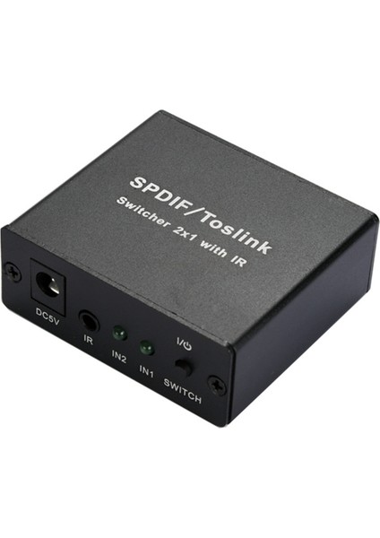 Spdıf/toslink Switcher 2x1 2 Giriş 1 Çıkış Desteği Lpcm 2.0 Dts (Yurt Dışından)