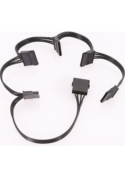 Molex 4pin Ide - 5 Sata 15PIN Sabit Disk Güç Kaynağı Ayırıcı Kablo (Yurt Dışından)