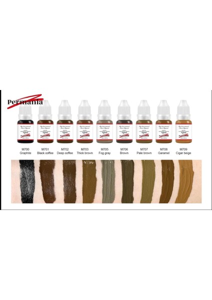 Permania Kalıcı Makyaj Boyası Kaş Boyası Kalın Kahve 10ML fiyatları