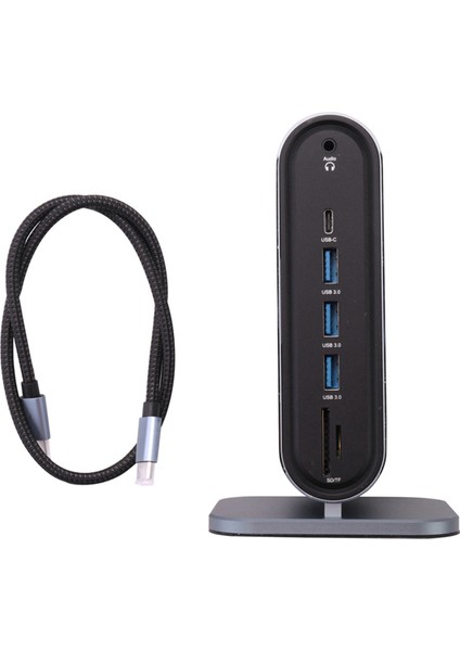 C Tipi Hub USB 3.0 Bağlantı Istasyonu USB C - 4K Hd RJ45 PD100W (Yurt Dışından)