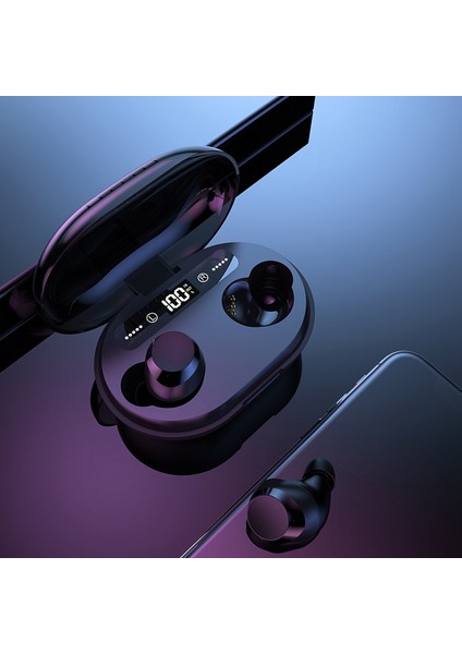 LED Dijital Ekranlı Kulaklık Stereo Kulaklık Şarj Bölmesi (Yurt Dışından) fırsatları