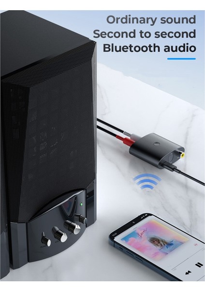 Bluetooth 5.1 Ontvanger Digitale Analog Hoparlör Tv Draadloze Adaptörü (Yurt Dışından)