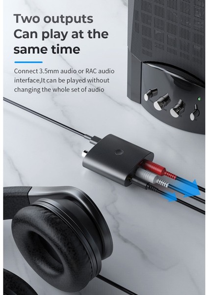 Bluetooth 5.1 Ontvanger Digitale Analog Hoparlör Tv Draadloze Adaptörü (Yurt Dışından)