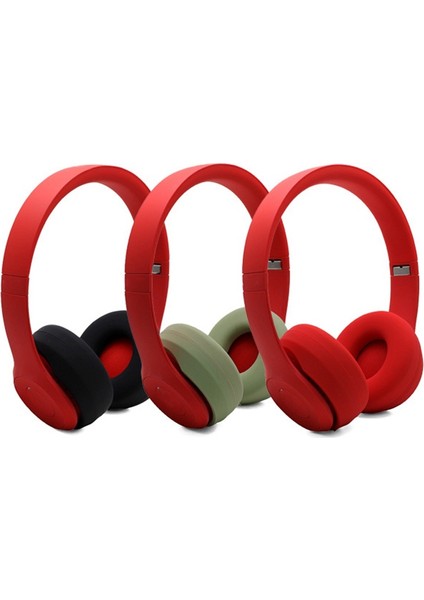 Beats Solo2/solo3 Kablosuz Kapak Kulaklık Yastıkları Pedleri Kırmızı (Yurt Dışından) fiyatları
