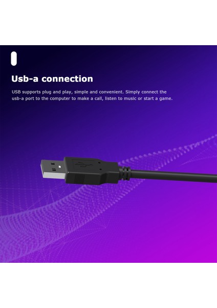 Gürültü Önleyici Çağrı Merkezi Ses Kontrolü Özelliğine Sahip USB Kablolu Kulaklık (Yurt Dışından)