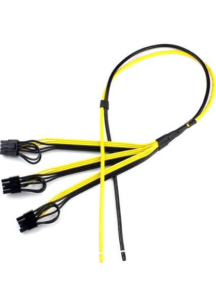 1 Adet Güç Kaynağı Kablosu 6+2 Pin Kart Hattı 1 Ila 3 6pin+ 2pin Adaptör (Yurt Dışından)