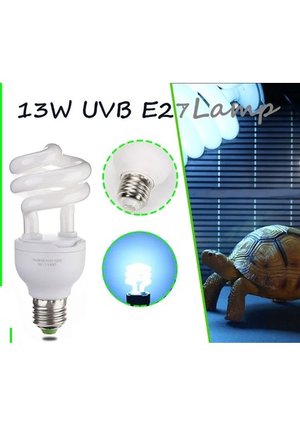 No.5 Tarzı 13W Eral Sürüngenler Kertenkele Kaplumbağa Uv Uvb Işık Lambası Isıtma Ampuller Ac Sürüngen Lamba E27 Sürüngen Lamba Evcil Hayvan Malzemeleri (Yurt Dışından) fiyatları