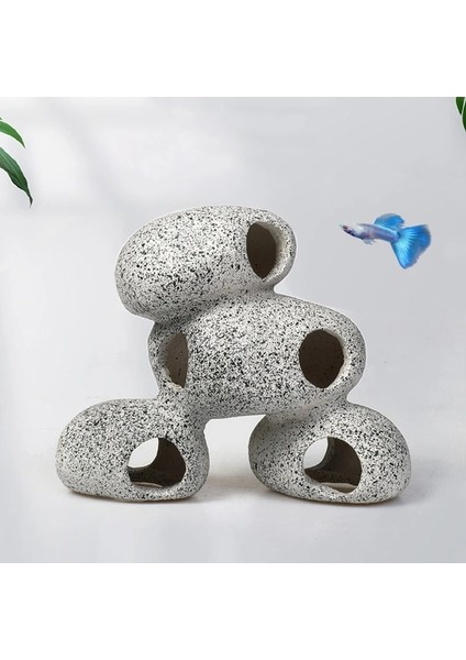 No.1 Stili Akvaryum Kaya Mağarası Balık Tankı Gölet Hideaway Karides Gizleme Yetiştiriciliği Yumurtlama Hideout Dekor Süsleme (Yurt Dışından) fırsatları