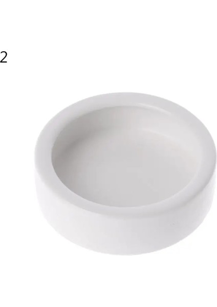 No.2 Tarzı Seramik Sürüngen Besleyici Su Yemek Tabağı Besleme Kasesi Kaplumbağa Kertenkele Yılan Havzası (Yurt Dışından)