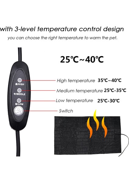Net Stil Isıtma Pedi Pet Sürüngen Isıtma Zamanlı Sıcaklık Kontrolü Elbise Sac Pu Yastık Ayarlanabilir Kuluçka Amfibi Termostat (Yurt Dışından)