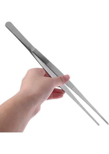 Yeni 30 cm Sürüngen Besleme Maşası Cımbız Kelepçe Kavisli Paslanmaz Çelik Besleyici Klip R7RC (Yurt Dışından)