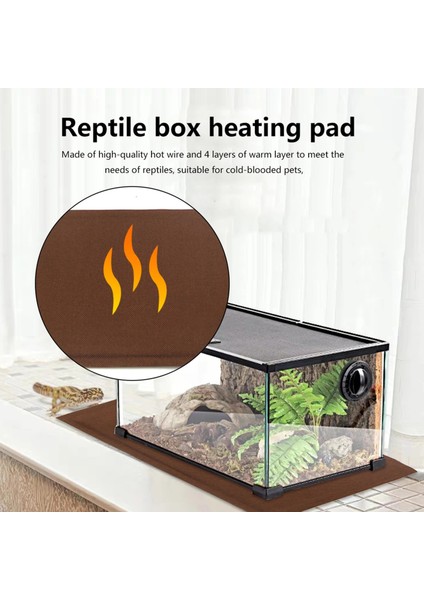 3,5W Tarzı 2020 Sürüngen Isıtma Yastığı Sıcaklık Kontrolü Evcil Hayvan Sıcaklık Kertenkele Hamster Anti-Smashing Idrar Kaşıma Bakım Battaniyesi USB Taşıma Matı (Yurt Dışından) modelleri
