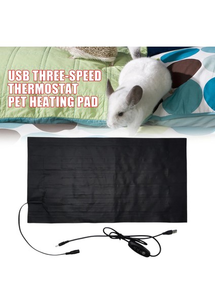 3,5W Tarzı 2020 Sürüngen Isıtma Yastığı Sıcaklık Kontrolü Evcil Hayvan Sıcaklık Kertenkele Hamster Anti-Smashing Idrar Kaşıma Bakım Battaniyesi USB Taşıma Matı (Yurt Dışından) indirimleri