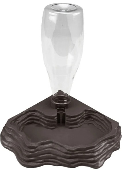 Kahverengi Tarzı 400 ml Pet Sürüngenler Kaplumbağalar Besleyici Su Sebili Içme Çeşmesi Bulaşık Kase (Yurt Dışından)