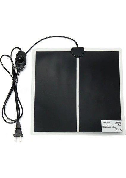 14W Tarzı Teraryum Sürüngen Isı Mat Tırmanma Pet Isıtma Sıcak Ped Sürüngenler Malzemeleri Için Ayarlanabilir Sıcaklık Kontrol Paspasları (Yurt Dışından)