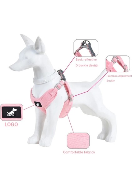 Mor Tarzı S Beden Pet Köpek Koşum Yansıtıcı Elbise Yelek Göğüs Kedi Kurşun Tasma Halat Küçük Köpekler Nefes Ayarlanabilir Açık Yürüyüş Pet Malzemeleri (Yurt Dışından) fırsatları