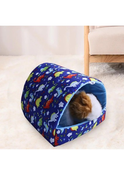 Mavi Stil S Beden Sincap Evi Sevimli Hamster Gine Domuzları Uyku Yuvası Ev Pet Yatak Hamster Yatak Hamster Kirpi Pet Yatak Fareler Için Ev (Yurt Dışından)