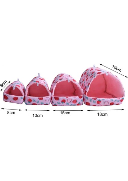 Mavi Stil S Beden Sincap Evi Sevimli Hamster Gine Domuzları Uyku Yuvası Ev Pet Yatak Hamster Yatak Hamster Kirpi Pet Yatak Fareler Için Ev (Yurt Dışından)