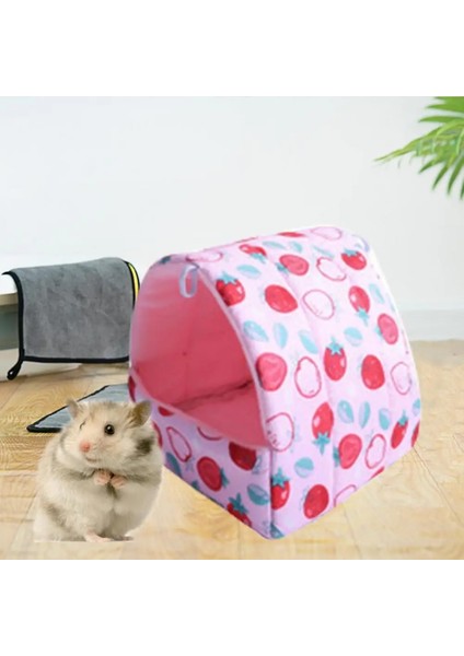 Mavi Stil S Beden Sincap Evi Sevimli Hamster Gine Domuzları Uyku Yuvası Ev Pet Yatak Hamster Yatak Hamster Kirpi Pet Yatak Fareler Için Ev (Yurt Dışından)