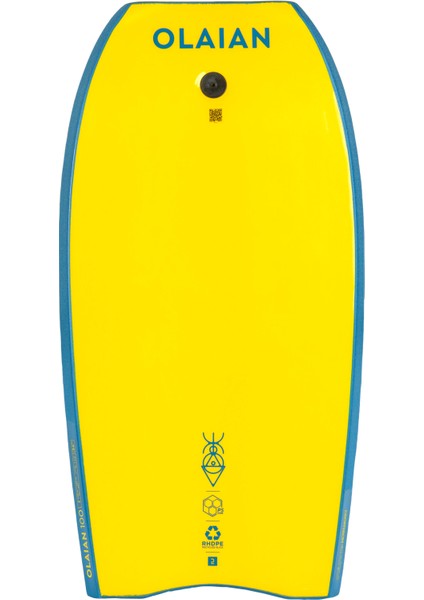 Çocuk Bodyboard - Tutma Saplı - Mavi/sarı - 100