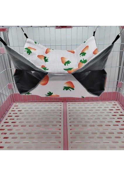 A2 Stili 20X20CM Hamster Yatakları Sıcak Yumuşak Yuva Asılı Kemirgen Kafesi Evi Baskılı Hamak Sıçanlar Gine Domuzu Küçük Hayvan Uyku Tulumu Aksesuarları (Yurt Dışından)