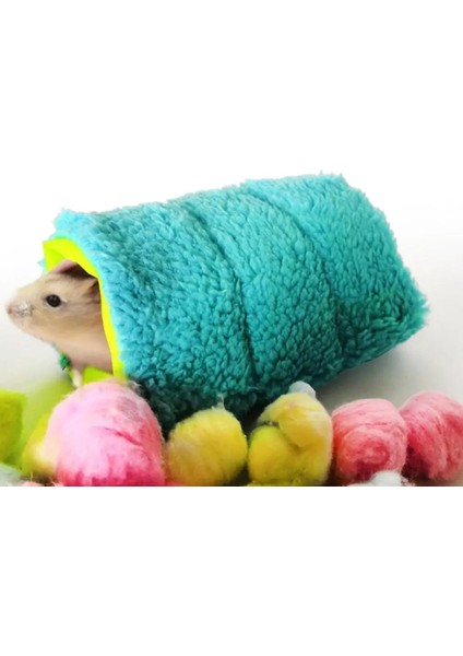 Kamuflaj Stili Küçük Pet Hamster Kafesi Sıcak Tünel Hamak Asılı Yatak Gelincik Sıçan Paul Hamster Kuş Sincap Mağara Kulübe Kafesi Hamster Aksesuarları (Yurt Dışından)