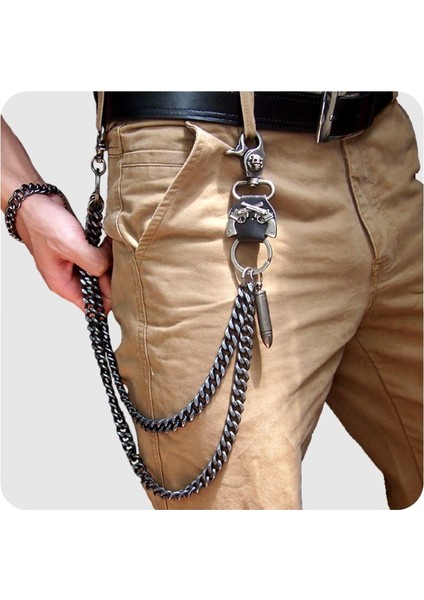 Trendy Punk Hip Hop Rock Metal Anahtarlık (Yurt Dışından) modelleri