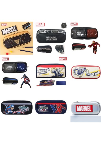 Marvel Yüksek Değerli Kalem Çantası Kalem Kutusu Yazma Saklama Kutusu (Yurt Dışından)
