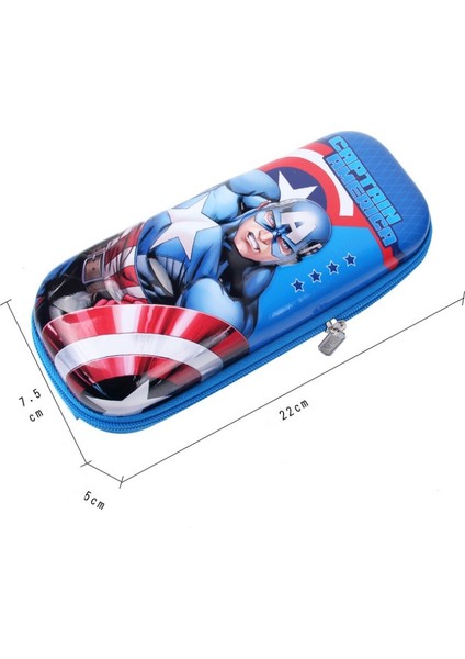 3D Marvel Yüksek Değerli Kalem Çantası Kalem Kutusu Yazma Saklama Kutusu (Yurt Dışından)