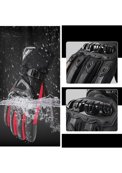 Geceleri Sıcak Su Geçirmez Anti-Şok Anti-Şok Yansıtıcı Motosiklet Eldivenleri (Yurt Dışından) fiyatları