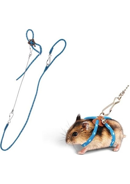 Pembe Tarzı Küçük Hayvan Pet Ayarlanabilir Yumuşak Koşum Kuş Fare Hamster Gelincik Sıçan Domuz Tasma Anti-Isırık Çekme Halatı Gine Domuz Aksesuarları (Yurt Dışından) fiyatları