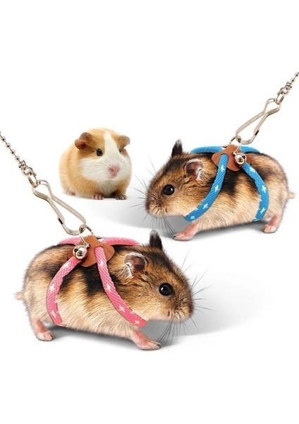 Pembe Tarzı Küçük Hayvan Pet Ayarlanabilir Yumuşak Koşum Kuş Fare Hamster Gelincik Sıçan Domuz Tasma Anti-Isırık Çekme Halatı Gine Domuz Aksesuarları (Yurt Dışından) modelleri