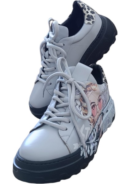Hakiki Deri Kadın Spor Ayakkabı / Sneaker fırsatları