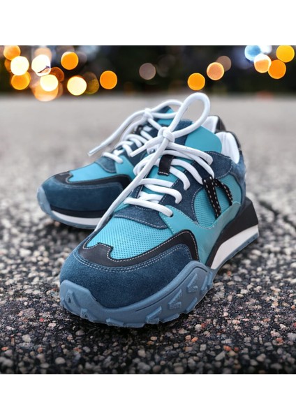 Hakiki Deri Kadın Spor Ayakkabı / Sneaker