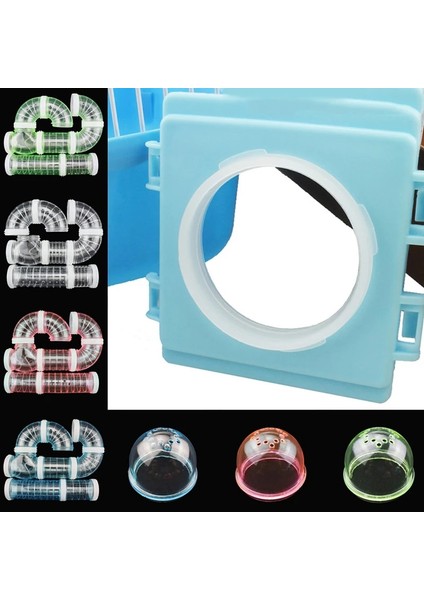 Bir Stil Kleine Hamster Kooi Parçaları Externe Pijp Mond Baffle Hamster Speelgoed Kooien Tüneli Poort Buiten Plaat (Yurt Dışından)