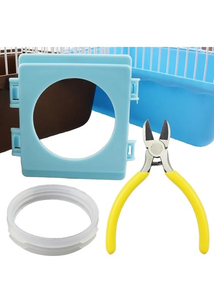 Bir Stil Kleine Hamster Kooi Parçaları Externe Pijp Mond Baffle Hamster Speelgoed Kooien Tüneli Poort Buiten Plaat (Yurt Dışından)