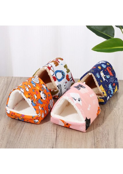 TYPE20 Stili L-15X15CM Hamster Evi Sıcak Yumuşak Yatak ve Evler Kemirgen Kafesi Baskılı Hamak Sıçanlar Için Pamuk Gine Domuzu Asılı Kafes Küçük Hayvan (Yurt Dışından)